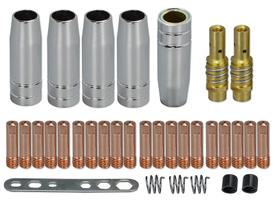 Kit de Pontas MIG MAG RIVERWELD M6 0,8 mm e 0,9 mm Kit de Pontas MIG MAG RIVERWELD M6 0,8 mm e 0,9 mm