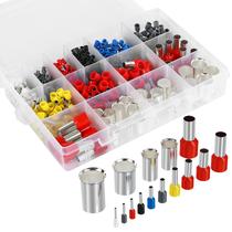 Kit de ponteira de arame SRXECT 600PCS Terminais de crimpagem de cobre AWG Kit de ponteira de arame SRXECT 600PCS Terminais de crimpagem de cobre AWG