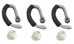Kit de ponteiras para fone sem fio WirelessFinest para Plantronics CS540 W740 Kit de ponteiras para fone sem fio WirelessFinest para Plantronics CS540 W740