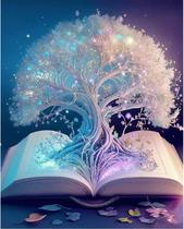 Kit de ponto cruz Tiwabb Tree of Life 30x40 cm 11CT Kit de ponto cruz Tiwabb Tree of Life 30x40 cm 11CT