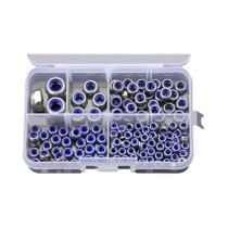 Kit De Porcas De Travamento Métricas Em Aço Inoxidável 170 220 240 Peças Porcas Hexagonais Com