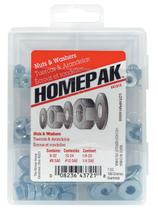 Kit de porcas e arruelas HOMEPAK 41818 zincado Kit de porcas e arruelas HOMEPAK 41818 zincado