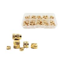 Kit De Porcas Rosqueadas Em Latão Para Impressão 3D M1.4 M1.6 M2 M2.5 M3 M4 M5 M6