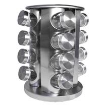 Kit de Porta Condimento com 16 Peças e Base Giratória - Quanhe Kit de Porta Condimento com 16 Peças e Base Giratória - Quanhe