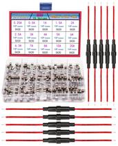 Kit de Porta-Fusíveis XFFCSEC 5x20 mm com 150 Fusíveis de Vidro