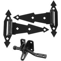 Kit de portão National Hardware N243-899 DPV845 preto Kit de portão National Hardware N243-899 DPV845 preto