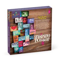 Kit de pôsteres Craft-tastic Inspire Crie um pôster único