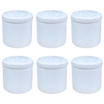 Kit de Potes de Porcelana para Higiene e Condimentos - 250ml Kit de Potes de Porcelana para Higiene e Condimentos - 250ml