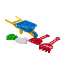 Kit de Praia Carrinho de Mão Com Acessórios Sortidos Goal Kids Kit de Praia Carrinho de Mão Com Acessórios Sortidos Goal Kids