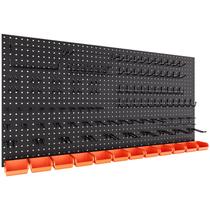Kit de Prancha Peg Board INCLY Metal 48x24cm - com 160 Peças de Acessórios
