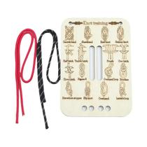 Kit De Prática De Amarração De Nós Para Adultos Ao Ar Livre Com Corda, Conjunto De Aprendizado De