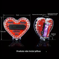 Kit De Prática De Soldagem DIY Com Luz Fluorescente Em Forma De Coração RGB Multicolorida Kit De Prática De Soldagem DIY Com Luz Fluorescente Em Forma De Coração RGB Multicolorida