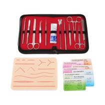 Kit De Prática De Sutura Para Estudantes De Medicina, Conjunto De Treinamento Cirúrgico Com Almofada Kit De Prática De Sutura Para Estudantes De Medicina, Conjunto De Treinamento Cirúrgico Com Almofada