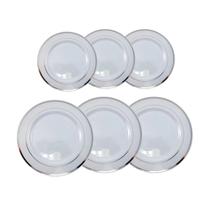 Kit de Pratos Descartáveis de Luxo para 15 Convidados