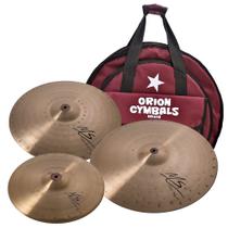 Kit De Pratos Orion Mainstrean MS 90 14"18"20" B10 Com Bag Kit De Pratos Orion Mainstrean MS 90 14"18"20" B10 Com Bag