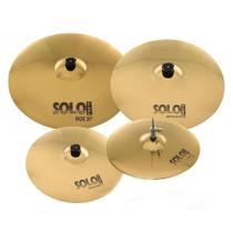 Kit de Pratos Orion Solo Pro 10 com Bag 14"+16"+18"+20"