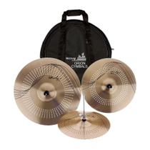 Kit De Pratos Orion Whisper 10"14"14H'',16",20'' - WS80 Liga