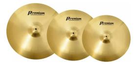 Kit De Pratos Premium 14 16 20 Hihat Crash Ride