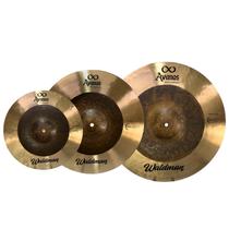 Kit de Pratos Waldman AVA141620B HH14 Crash 16 RD20 Com Bag