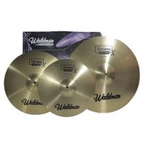 Kit de Pratos Waldman Harmony HAR141620 HH14 Crash 16 Ride 20