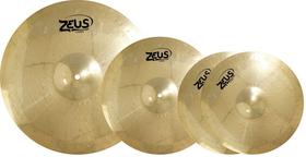 Kit de pratos zeus b20 custom set c 14 16 20 com bag