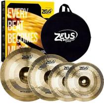 Kit de Pratos Zeus Hybrid Set C + Bag