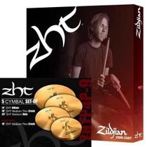 Kit de Pratos ZHT ZHTP4P 9 14HH 16Crash 18Crash 20Ride - Zildjian Kit de Pratos ZHT ZHTP4P 9 14HH 16Crash 18Crash 20Ride - Zildjian