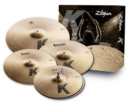 Kit de Pratos Zildjian Dark K Series 14", 16", 18", 20" K0800