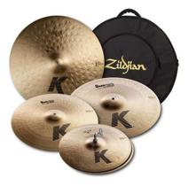 Kit de Pratos Zildjian K Series 15hh 17tc 19tc 22lc C/bag Kp100