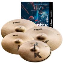 Kit de Pratos Zildjian K Series Country 15", 17", 19", 20" K0801C