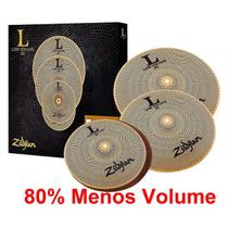 Kit de Pratos Zildjian Low Volume - LV468- 14HH+16C+18CR