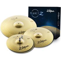 Kit de pratos zildjian planet z complete zp4pk 14/16/20