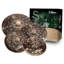 Kit de Pratos Zildjian S Dark 14”, 16”, 18” e 20” SD4680