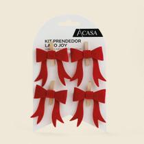 Kit de Prendedor Laço Joy 25cm com 4 Peças - ACASA