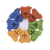 Kit De Prendedores 8 Unidades Mordida Forte Colorido Abacaxi