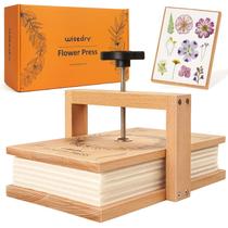 Kit de prensa de flores wisedry Easy Pressing 6 camadas 25x15 cm
