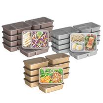 Kit de preparação de refeições Bentgo Prep de 60 peças com recipientes e tampas