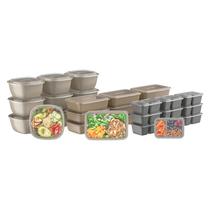Kit de preparação de refeições Bentgo Prep de 60 peças com recipientes e tampas