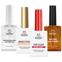 Kit de Preparação para Unhas Beetles Gel Polish Sem HEMA 10ml 4 Peças Kit de Preparação para Unhas Beetles Gel Polish Sem HEMA 10ml 4 Peças