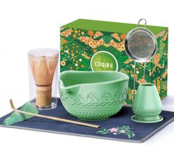 Kit de preparo de matcha COOIRE 510 mL, 8 peças, cerâmica Kit de preparo de matcha COOIRE 510 mL, 8 peças, cerâmica