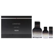 Kit de Presente de Fragrância TUMI Unwind Masculino com 3 Sprays EDP