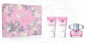 Kit de Presente de Perfume Versace Bright Crystal 50 ml Feminino Kit de Presente de Perfume Versace Bright Crystal 50 ml Feminino