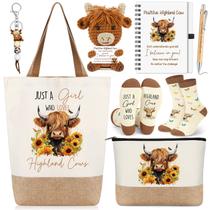 Kit de Presente Klyyo Clyro Vaca Highland Bolsa Tote, Necessaire e Meias Kit de Presente Klyyo Clyro Vaca Highland Bolsa Tote, Necessaire e Meias