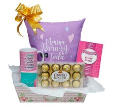Kit de Presente Para Amiga + Chocolate Ferrero Rocher com 12