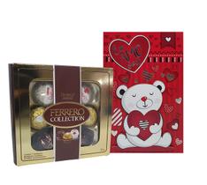 Kit de presente para Amor Ferrero Rocher Collection Paixao