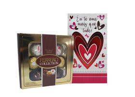 Kit de presente para Amor Ferrero Rocher Collection Paixao