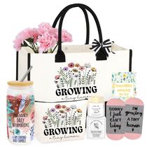 Kit de Presente para Gestante MOOGEEN - Bolsa Tote, Meias e Essenciais para Mamãe