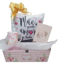 Kit De Presente para mãe Dia Das Mães Almofada Caneca Cartão