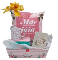 Kit De Presente para mãe Dia Das Mães Almofada Caneca Cartão - Sude