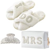 Kit de Presente Tkifoda "Bride To Be" - Maquiagem e Chinelos